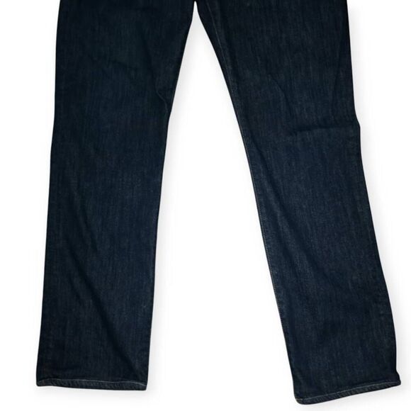 7 FOR ALL MANKIND WOMEN'S STANDARD STRAIGHT LEG DARK BLUE JEANS SZ.33 EUC. - Picture 4 of 12